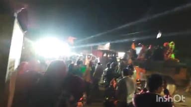 मधवापुर: अयोध्या में प्रभु श्रीराम लला के प्राण प्रतिष्ठा समारोह को लेकर साहरघाट में निकाली गई भव्य शोभायात्रा