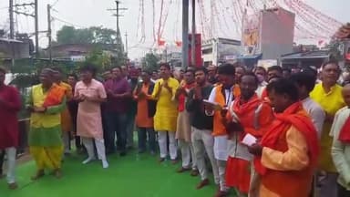 कटंगी: सिनेमा चौक पर दिखाया गया अयोध्या में रामलला की प्राण प्रतिष्ठा का सीधा प्रसारण, कटंगी विधायक रहे मौजूद