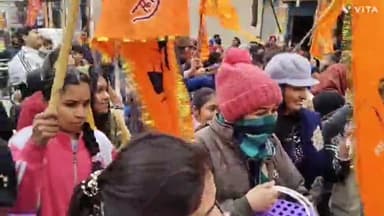 अम्बाला: जंडली में राम भक्तों ने निकाली भगवान श्री राम की शोभा यात्रा, जगह जगह लगाए भंडारे