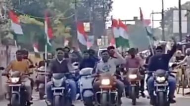 तोपचांची: गोमो में द चैंबर ऑफ़ कॉमर्स गोमो के द्वारा बाइक रैली निकालकर मनाया गया सुभाष चंद्र बोस जयंती