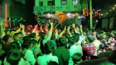 ग्राम बोरगांव बुजुर्ग में राम राज्य समिति द्वारा हनुमान चालीसा पाठ कर निकल गई शोभायात्रा#borgaon #pandhana #khandwanews