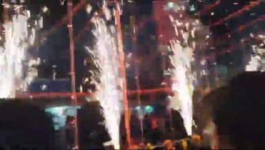 संकट मोचन हनुमान मंदिर मैन रोड रांची के मंदिर में आतिशीबाजी