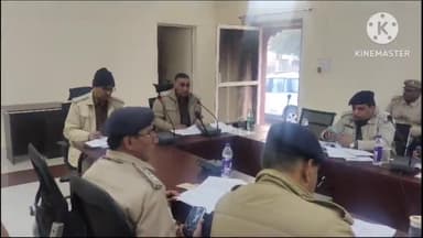 धौलपुर: पुलिस लाइन के सभागार में जिला पुलिस अधीक्षक ने जिले के अधिकारियों के साथ की क्राईम मीटिंग, दिए आवश्यक दिशा निर्देश