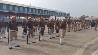 जुलाना: जुलाना की नई अनाज मंडी में गणतंत्र दिवस को लेकर हुई फाइनल रिहर्सल