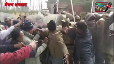 डीवीसी मैथन बना रणक्षेत्र, सीआईएसएफ और प्रदर्शनकारियों में झड़प,6 घायल