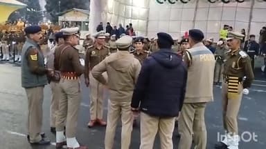 मंडी: गणतंत्र दिवस के उपलक्ष्य पर होने वाली परेड की मंडी पुलिस ने सेरी मंच पर की फाइनल रिहर्सल