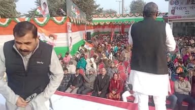 हरियाणा कांग्रेस जनसंदेश यात्रा पहुंची पानीपत में देश व संविधान बचाने के लिए भाजपा को ललकारा सुशील धानक भारत यात्री