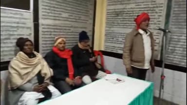 सासाराम: कुशवाहा सभा भवन में ग्रामीण मजदूर यूनियन के कार्यकर्ताओं द्वारा एक कार्यक्रम का किया गया आयोजन