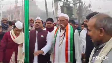 मानसी: मानसी नगर पंचायत में नगर सभापति ने किया झंडोतोलन