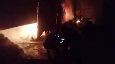 कानपुर: थाना पनकी क्षेत्र के साइड नंबर 2 में केमिकल फैक्ट्री में लगी भीषण आग, फायर बिग्रेड ने कड़ी मशक्कत के बाद आग पर पाया काबू