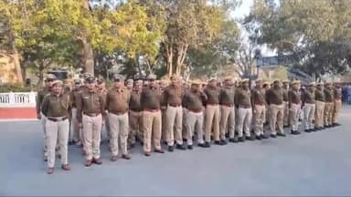 अजमेर: 75वें गणतंत्र दिवस पर अजमेर जिला पुलिस अधीक्षक कार्यालय में किया गया ध्वजारोहण