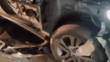 सिंगरौली: एलआईजी मुख्य मार्ग मोरवा में ईंट से लदे ट्रैक्टर ने कार को मारी टक्कर बाल बाल बच्चे कार सवार