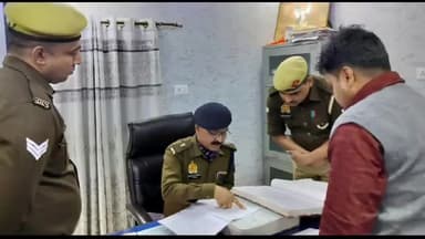 शिकोहाबाद: थानां शिकोहाबाद का एसपी ग्रामीण कुमार रणविजय सिंह ने किया वार्षिक निरीक्षण