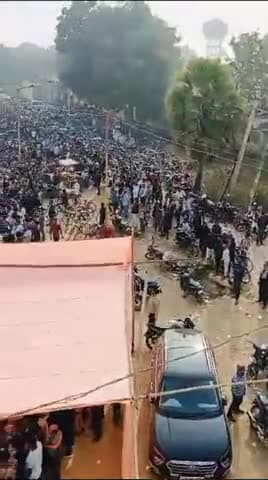 चैलेंजर कास्को क्रिकेट टूर्नामेंट #मखदूमपुर के फाइनल मैच में उमड़ा जनसैलाब