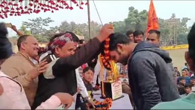 करपी: किंजर उच्च विद्यालय के मैदान में सद्भावना फाइनल क्रिकेट टूर्नामेंट का हुआ आयोजन