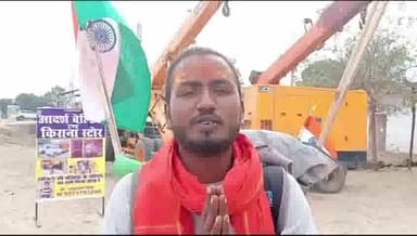 रामगढ़ पचवारा: बूंदी कापरेन से अयोध्या में श्री राम के दर्शन करने जा रहे रामभक्त का पीपली बस स्टैंड पर लालसोट विधायक ने किया स्वागत