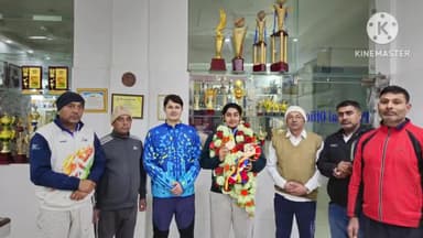 खरखौदा: खेलो इंडिया यूथ गेम्स में खरखौदा की तमन्ना ने जीता पदक, प्रताप स्कूल में हुआ स्वागत