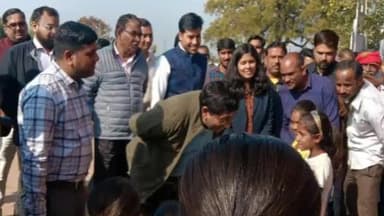 पन्ना: भारत सरकार के अपर सचिव एवं मिशन निर्देशक तथा पेयजल स्वच्छता प्रभारी ने तारा एवं झांझर का किया भृमण।