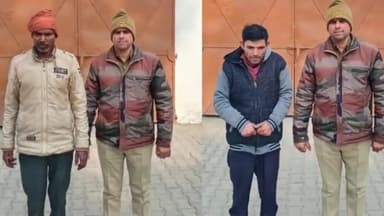 मिलक: तुमड़िया गांव से पुलिस ने दो वारंटियों को गिरफ्तार कर कोर्ट में किया पेश, दोनों को भेजा जेल