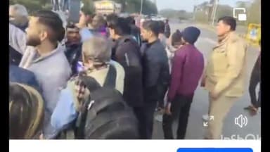 करनाल: NDRI गेट पर पूर्व मुख्यमंत्री का किया गया ज़ोरदार स्वागत