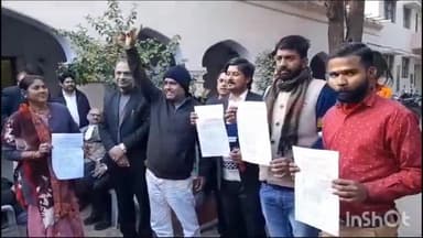 आगरा: आगरा सत्र न्यायालय में हिंदूवादियों ने ताजमहल का आर्कियोलॉजिकल सर्वे कराने के लिए वाद किया दायर,जानकारी देते संजय जाट