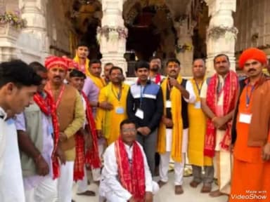 रानीवाड़ा: अयोध्या दर्शन कर लौटे श्रदालुओं के दल का रानीवाड़ा शहरवासियों ने किया भव्य स्वागत