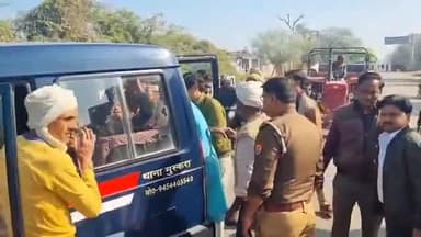 मौदहा: मुस्करा कस्बे में आमने-सामने बाइक टकराने से चार लोग हुए घायल