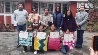 कालका: राजकीय महाविद्यालय कालका में टाई एवं डाई प्रतियोगिता का हुआ आयोजन, प्रतियोगिता में प्रथम स्थान पर शिवानी रही