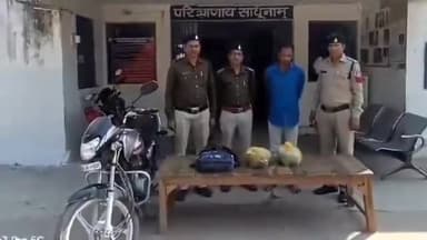 चांपा: अवैध रूप से मादक पदार्थ गांजा बिक्री करने हेतु परिवहन करने वाले आरोपी को किया भोजपुर से गिरफ्तार।