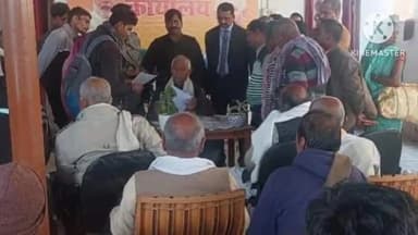 बसंतपुर: बसंतपुर बीजेपी सांसद जनार्दन सिंह सिग्रीवाल ने लगाया जलालपुर में अपने आवास पर जनता दरबार आधा दर्जन लोगों का सुना समस्या