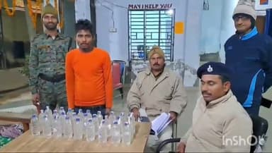 शिवहर: नगर थाना पुलिस ने सुगिया कटसरी से 27 बोतल नेपाली देसी शराब के साथ एक कारोबारी को गिरफ्तार कर भेजा जेल