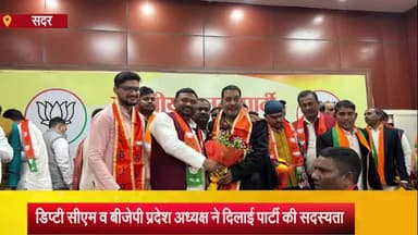 आज़मगढ़: Dy.CM व BJPप्रदेशअध्यक्ष ने लखनऊ में मिर्जापुर ब्लाकप्रमुख, प्रमुखप्रतिनिधि, अजमतगढ़ न.पं.अध्यक्ष को BJP में किया शामिल