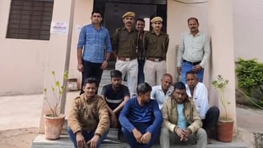 सलूम्बर: सलूम्बर 6 वांछित आरोपियों को किया भोराई,चावण्ड,बाणा,उदपुरिया जुनिजर,कोलर से गिरफ्तार