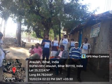 परियारी पंचायत में आयुष्मान शिविर का हुआ आयोजन