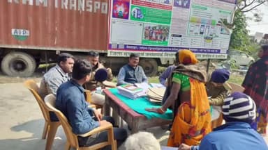 बरौली: बरौली थाना परिसर में आयोजित जनता दरबार में तीन मामलों का किया गया निपटारा, भूमि विवाद से संबंधित थे सभी मामले।