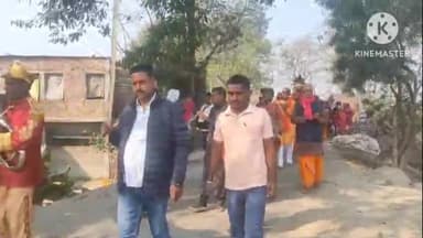 बीरपुर: सिकरहुला में 3 दिवसीय सीताराम धुनी यज्ञ को लेकर निकाली गई भव्य कलश शोभायात्रा