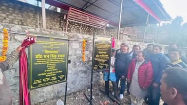 थलीसैंण: भैरवखाल मंदिर के सौंदर्यीकरण के कार्य का कैबिनेट मंत्री ने किया शिलान्यास