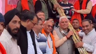 करनाल: घीड में भाजपा किसान मोर्चा के प्रदेश प्रभारी एवं प्रदेश भाजपा उपाध्यक्ष ने ग्राम परिक्रमा यात्रा का किया शुभारंभ