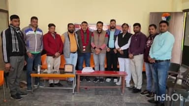 धौलपुर: बाड़ी रोड पर भारतीय पत्रकार सेवा संस्थान के नवनियुक्त जिलाध्यक्ष मुद्गल का किया गया स्वागत