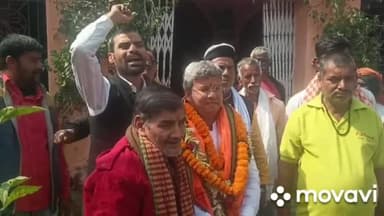 शाहकुंड: बांका लोकसभा प्रत्याशी गंदी राजनीति से बचने के लिए निकाला स्वाभिमान रथ यात्रा।