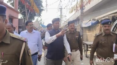 खगड़िया: स्टेशन रोड का एसडीओ व एसडीपीओ के नेतृत्व में अधिकारियों ने लिया जायजा