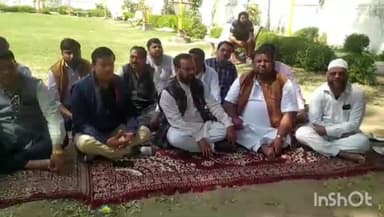 धौलपुर: जिला कांग्रेस कमेटी ने गांधी पार्क में विरोध प्रदर्शन किया 25 फरवरी को धौलपुर आएगी राहुल गांधी की न्याययात्रा