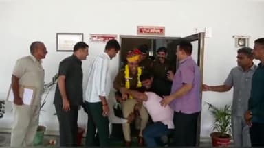 पचपदरा: बालोतरा जिले की प्रथम पुलिस अधीक्षक को दी गई सोमवार को भावभीनी विदाई