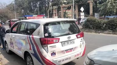 करनाल: सेक्टर-12 लघु सचिवालय के सामने बाइक और स्कूटी में हुई टक्कर, मौके पर पहुंची पुलिस