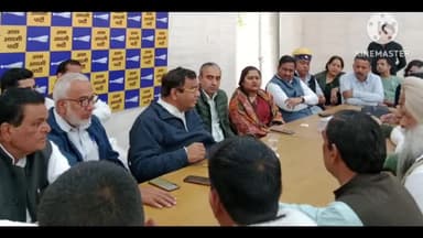 जींद: आप के प्रदेशाध्यक्ष डॉ सुशील गुप्ता ने भिवानी रोड पर लोकसभा चुनाव की तैयारियों को लेकर कार्यकर्ताओं की ली बैठक