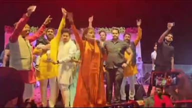 खरगौन: खरगोन ऐतिहासिक 131वे नवग्रह मेले का समापन भजन संध्या के साथ हुआ , गायिका शहनाज अख्तर भी हुई शामिल ,