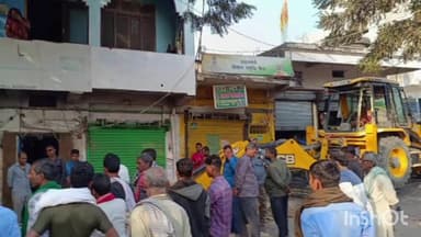 खगड़िया: मानसी बाजार में हटाया गया अतिक्रमण