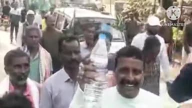 बुंडू: पूर्व मुख्यमंत्री हेमंत सोरेन की गिरफ्तारी को लेकर झामुमो ने बुंडू में निकला न्याय मार्च