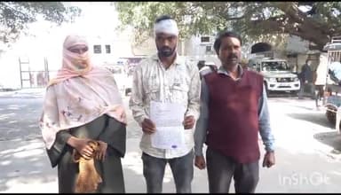 मुरादाबाद: लाइन पार मे बच्चों बच्चों मे हुए विवाद में बीच बचाव में आए युवक के साथ पांच लोगों ने की मारपीट ssp को दिया शिकायती पत्र