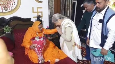 ਭਿੱਖੀਵਿੰਡ: ਮਾਤਾ ਮਹਾਕਾਲੀ ਮੰਦਰ ਭਿੱਖੀਵਿੰਡ ਵਿੱਚ ਧਾਰਮਿਕ ਸਮਾਗਮ ਵਿੱਚ ਹਾਜ਼ਰੀ ਲਵਾਉਣ ਪਹੁੰਚੇ ਸਾਬਕਾ ਮੰਤਰੀ ਲਕਸ਼ਮੀ ਕਾਂਤਾ ਚਾਵਲਾ